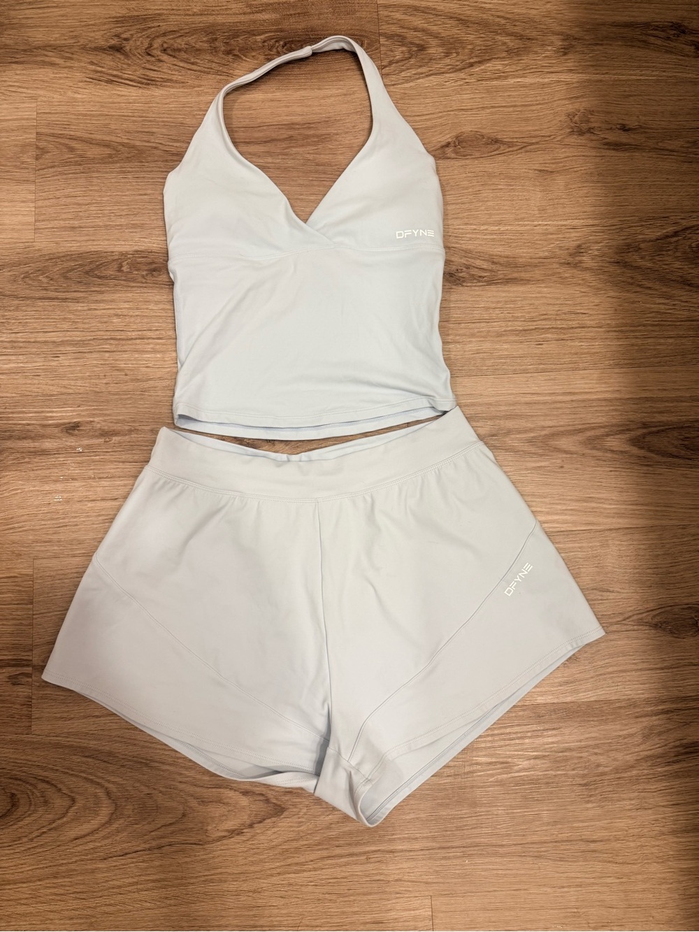 Dfyne halter top and shorts